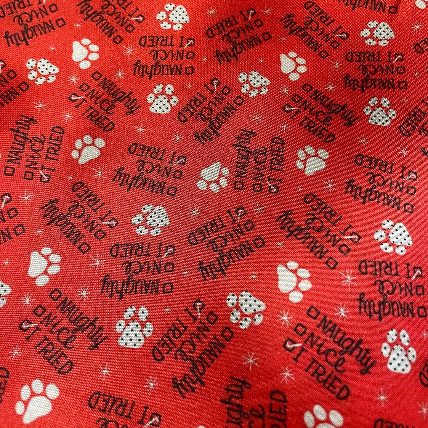 Pet Bowtie | "Naughty or Nice, I Tried" | Billy Jax Dog Apparel - Okoboji Soap Company