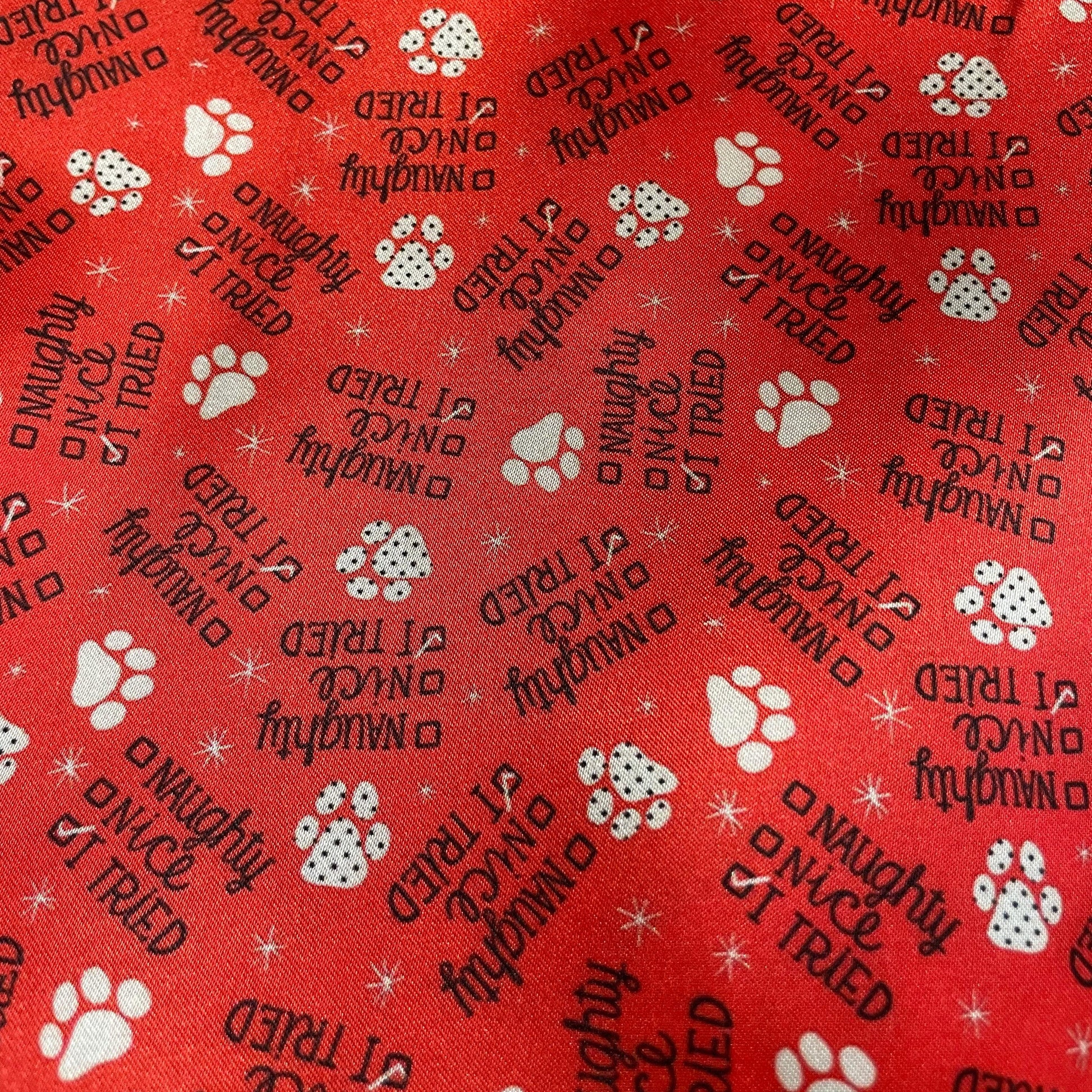 Pet Bowtie | "Naughty or Nice, I Tried" | Billy Jax Dog Apparel - Okoboji Soap Company