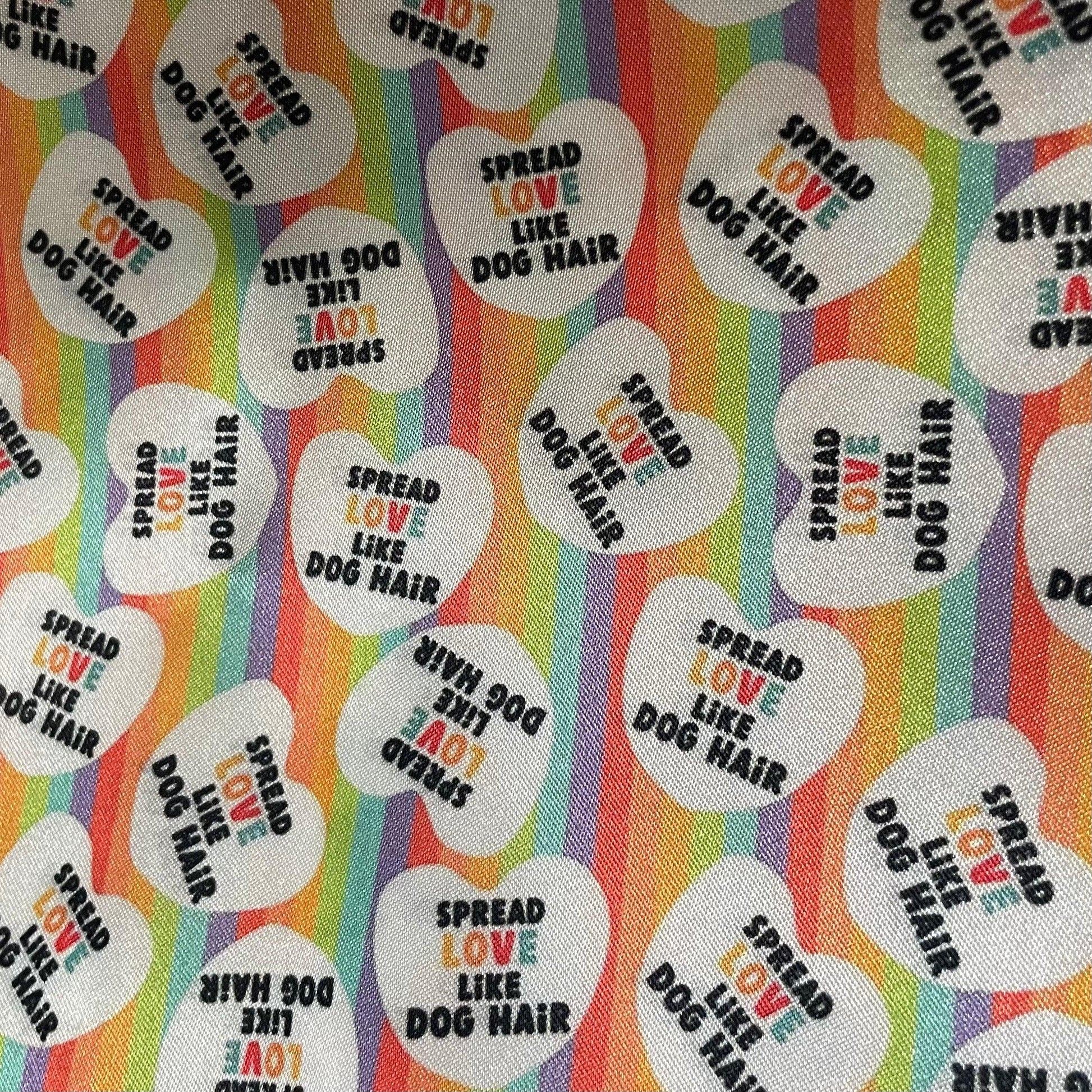 Pet Bowtie | "Spread Love Like Dog Hair" | Billy Jax Dog Apparel - Okoboji Soap Company