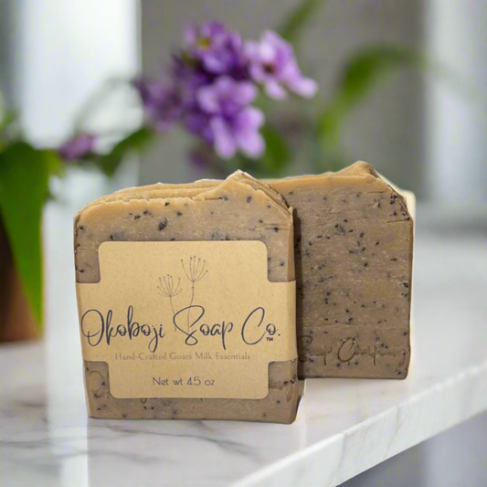 Goats Milk Soap | Unscented Turmeric | Okoboji Soap Company