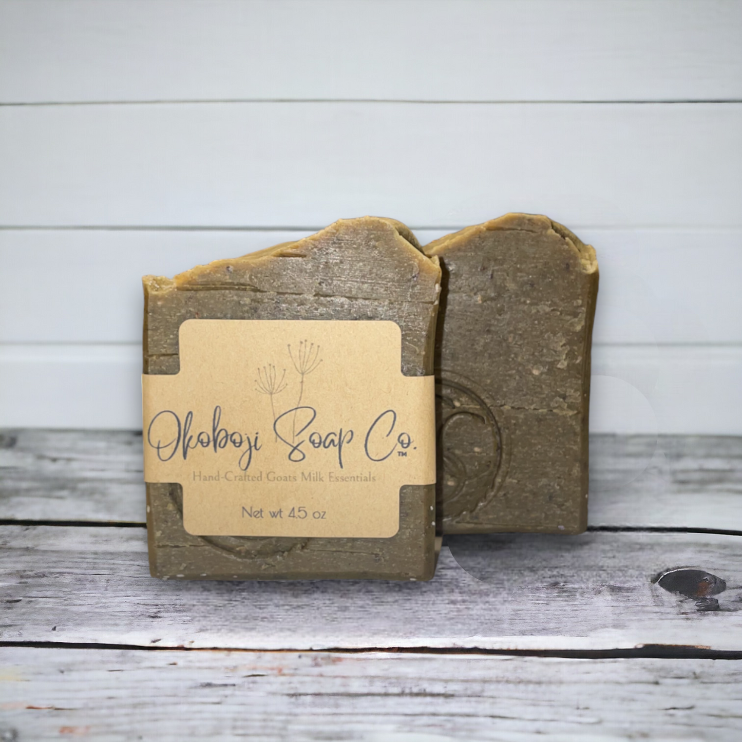 Okoboji Soap Company Green avocado with chia seeds bar soap| Okoboji Soap Company