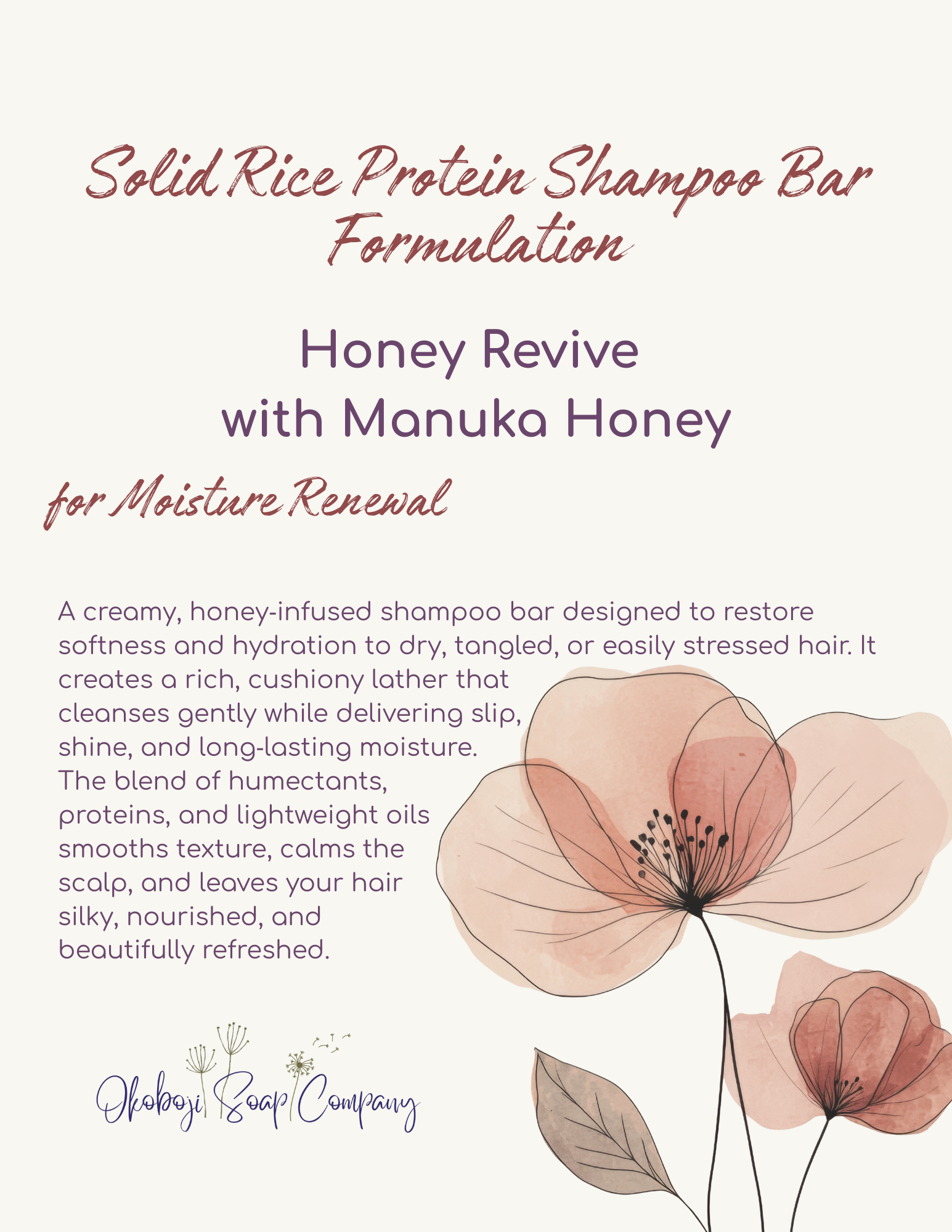 PDF Download | Signature Honey Revive Formulation for Moisture Renewal