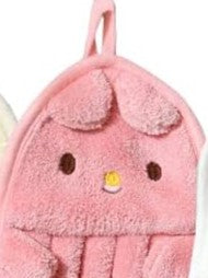 Pink Bunny face example in children's hand towel | Okoboji Soap Company