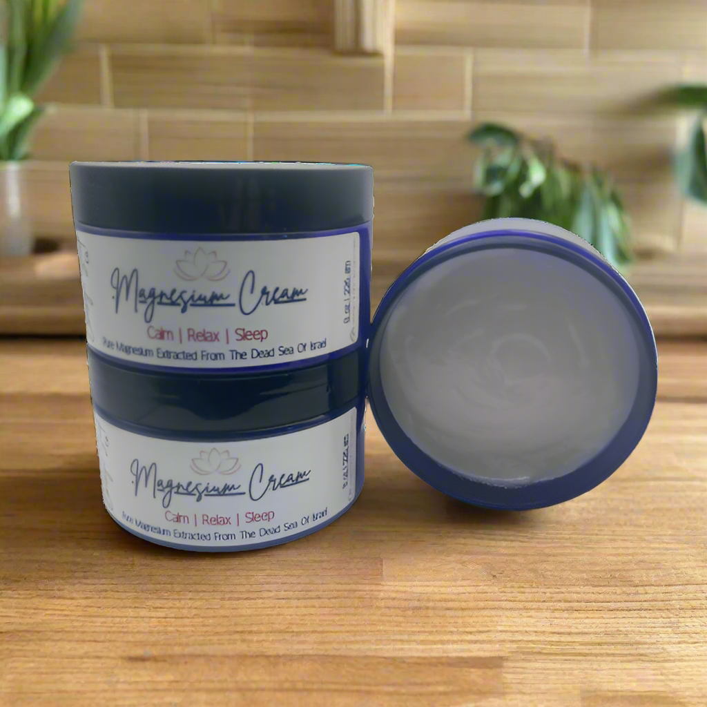 8 oz tub of magnesium cream