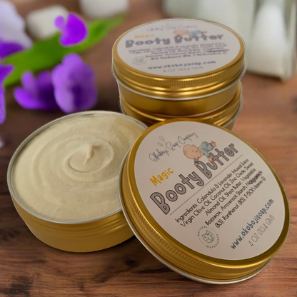 Tub of Magic Booty Butter | Diaper Cream | Okoboji Soap Company