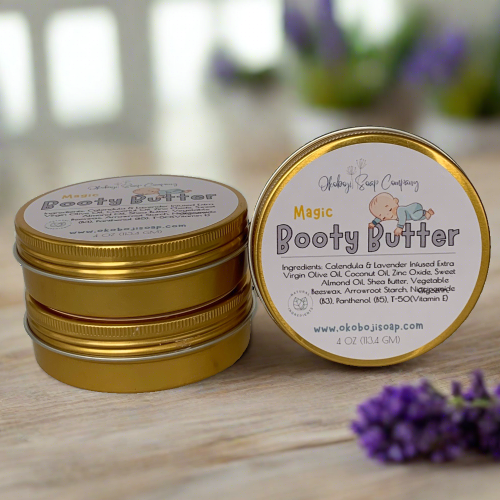 Tub of Magic Booty Butter | Diaper Cream | Okoboji Soap Company