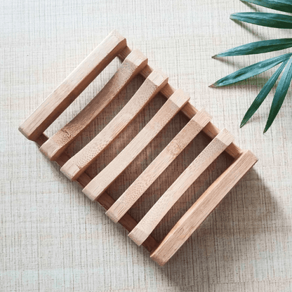 Bamboo Soap Saver Lift Tray - Okoboji Soap Company