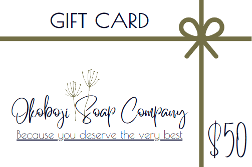 Okoboji soap company gift card 50 dollar