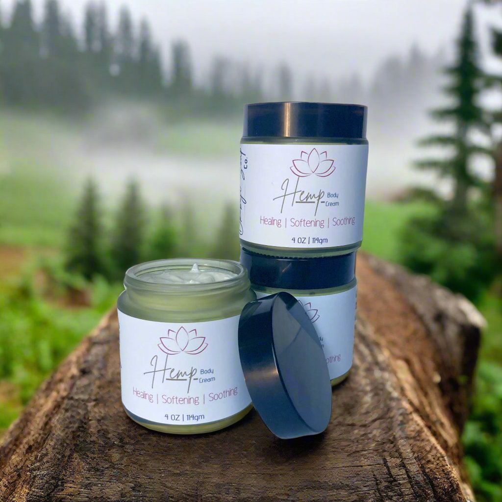 4 oz Hemp Body Cream | Lavender & Patchouli