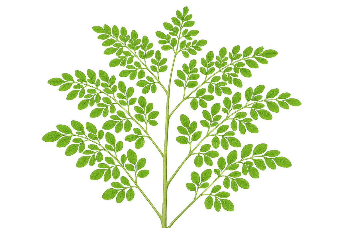 moringa plant with transparent background