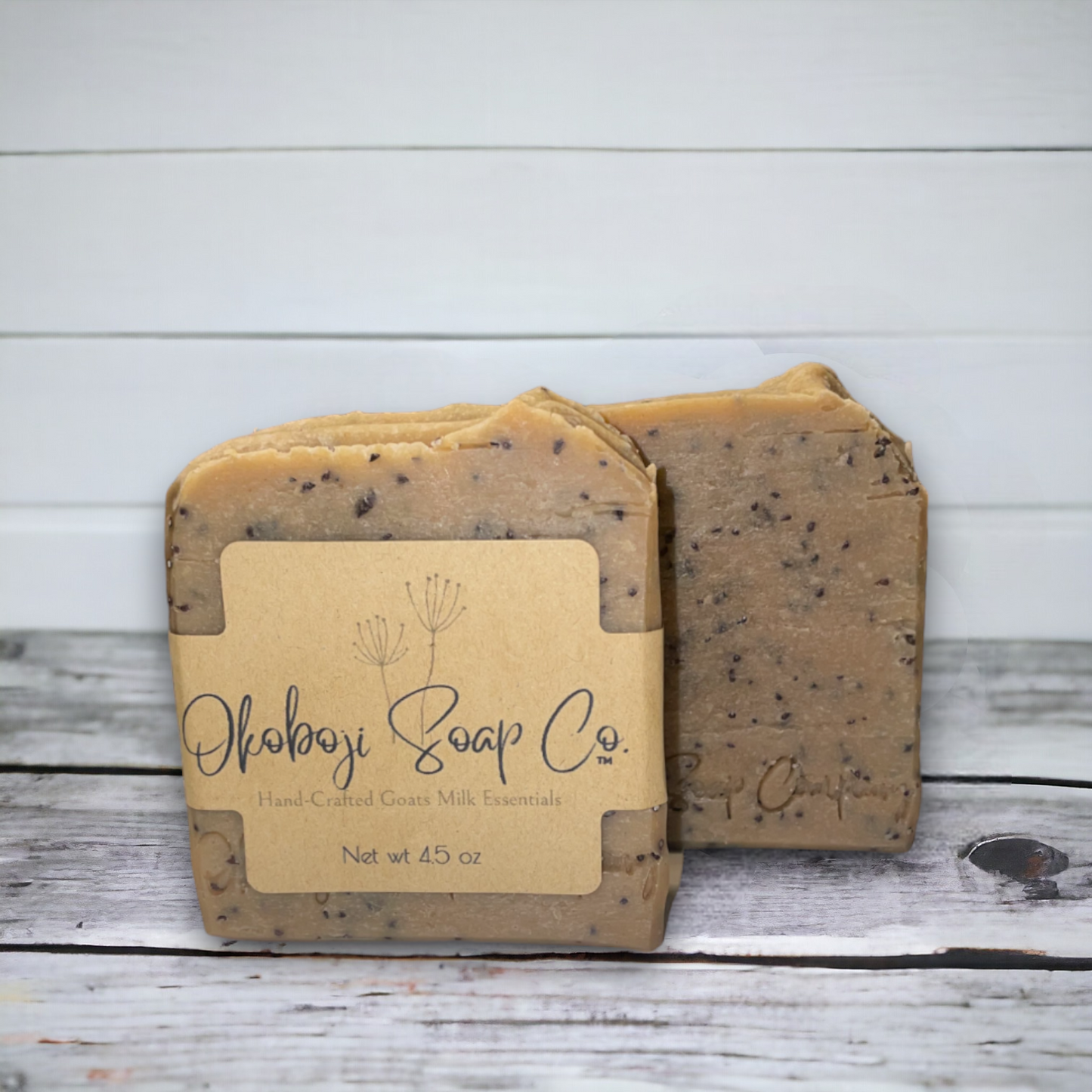 Okoboji Soap Company Turmeric with cranberry seeds bar soap| Okoboji Soap Company