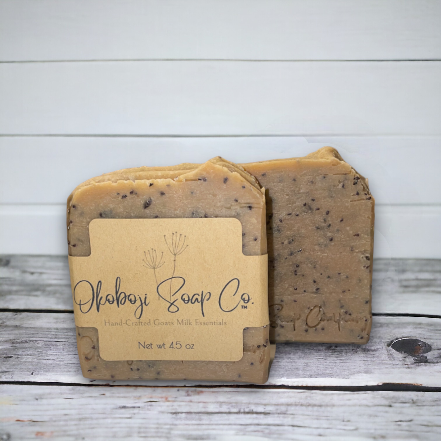 Okoboji Soap Company Turmeric with cranberry seeds bar soap| Okoboji Soap Company